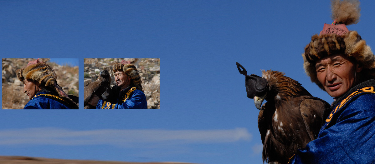 Horse Riding With Golden Eagles