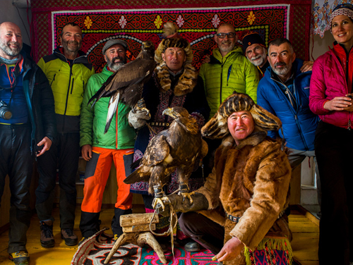 Climbing at Tsambargarav peak 4200m with Golden Eagle Festival