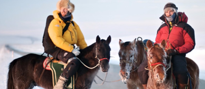 Winter 2009-2010 Across Mongolia by horse, camel and ski